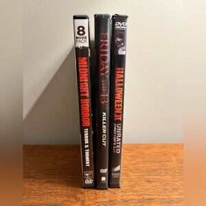 Lot of 3 Horror DVDs